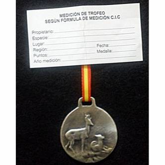 Medalla Plata Corzo
