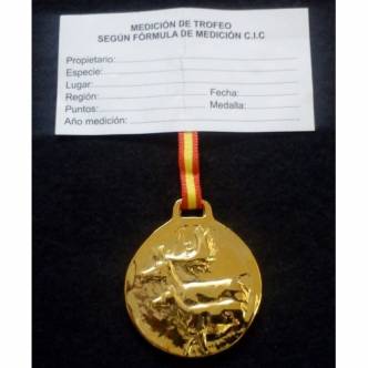 Medalla Oro Gamo