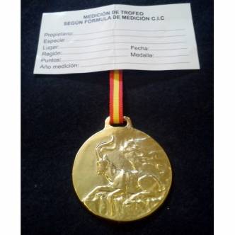 Medalla Oro Macho Montes