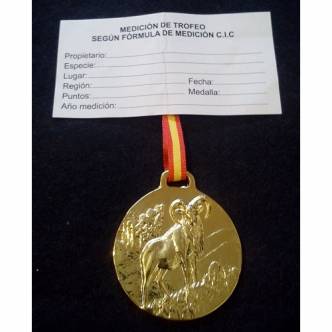 Medalla Oro Muflon