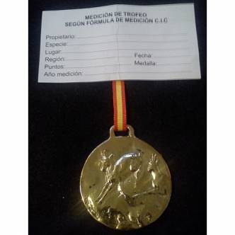 Medalla Oro Rebeco